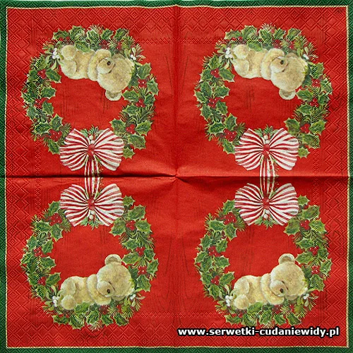 6380 Little Weary Bear Red