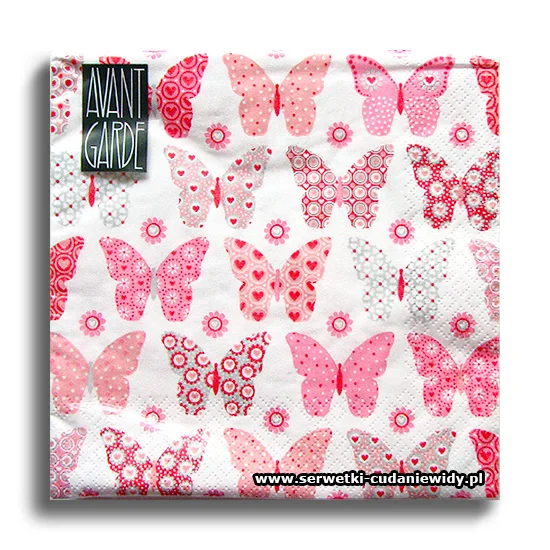 6381PACZKA Butterfly Dream Rosa