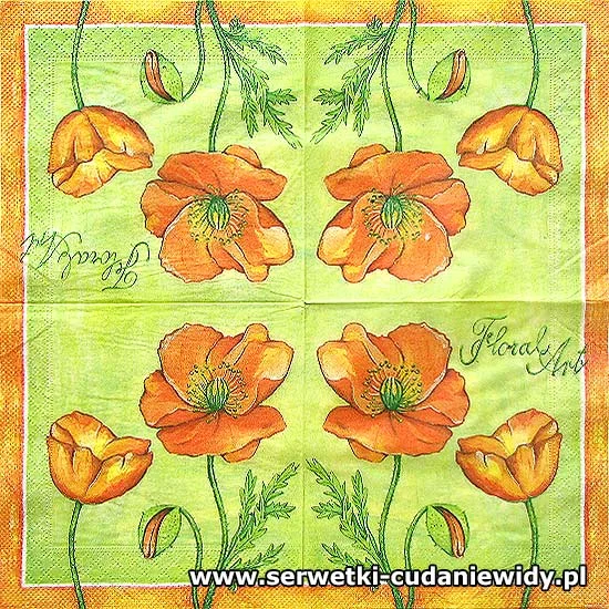 65548 Pomarańczowe Maki