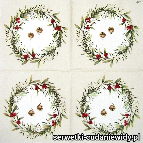 6568 Wianek Z Dzwoneczkami