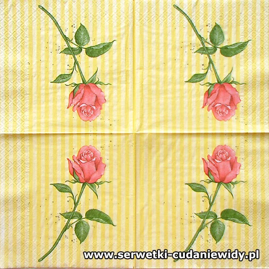 66273 Old Rose On Stripes