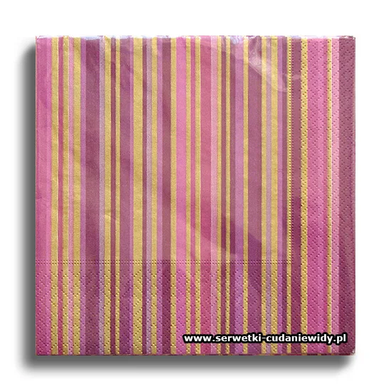 6667PACZKA Stripes Violet Gold