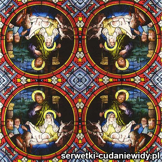 6678 Szopka Witrażowa
