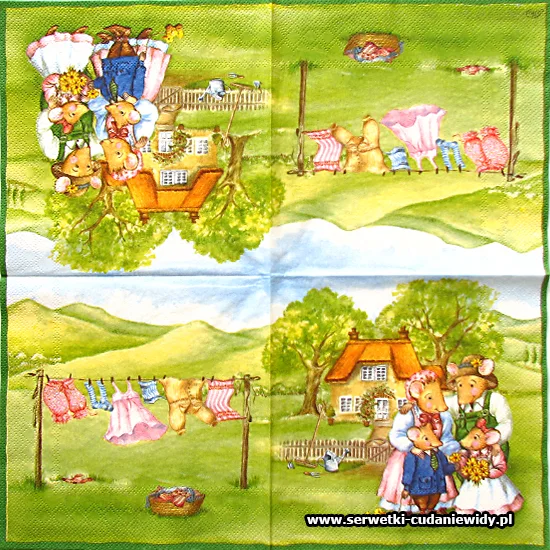 66808 The Mousebergers At Home