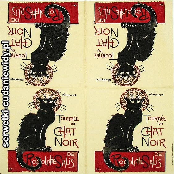 66876 Czarny Kot Z Plakatu