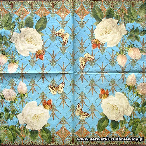 6803 Vintage Rose White