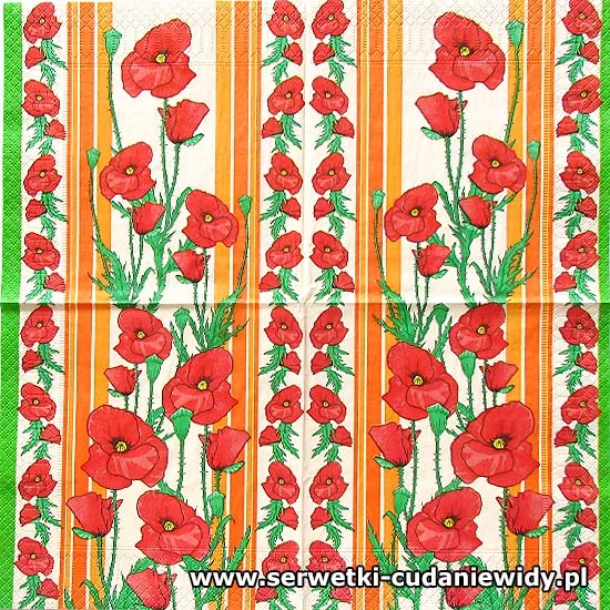 6908 Poppy Stripes