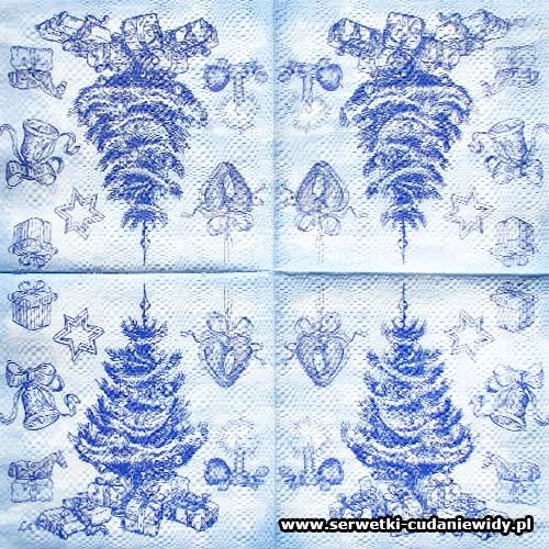 6933 Christmas Tree Blue