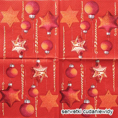 6965 Stars On Red