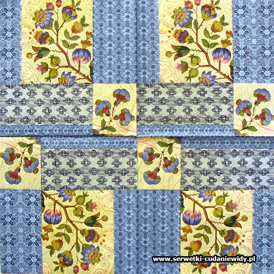6976 Oriental Style Blue