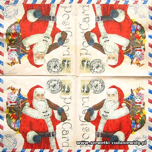 7063 Santa Postcard
