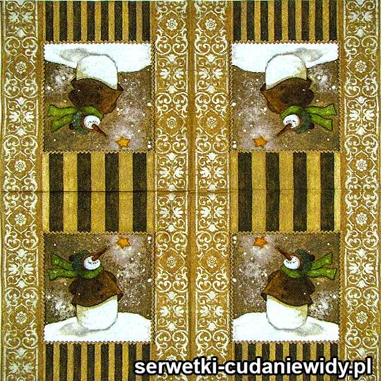 7164 Bałwan I Ornamenty