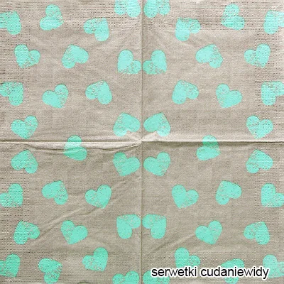 7212 Fashion Hearts Laupe Mint