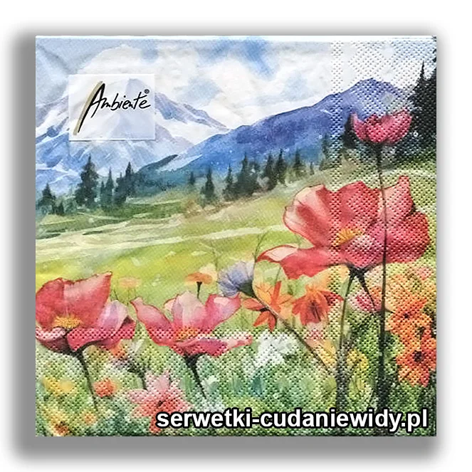 7215PACZKA Maki Na Górskim Zboczu