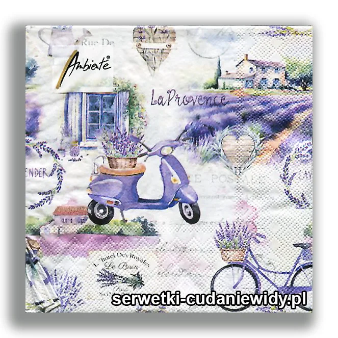 7305PACZKA Lawendowe Fantazje