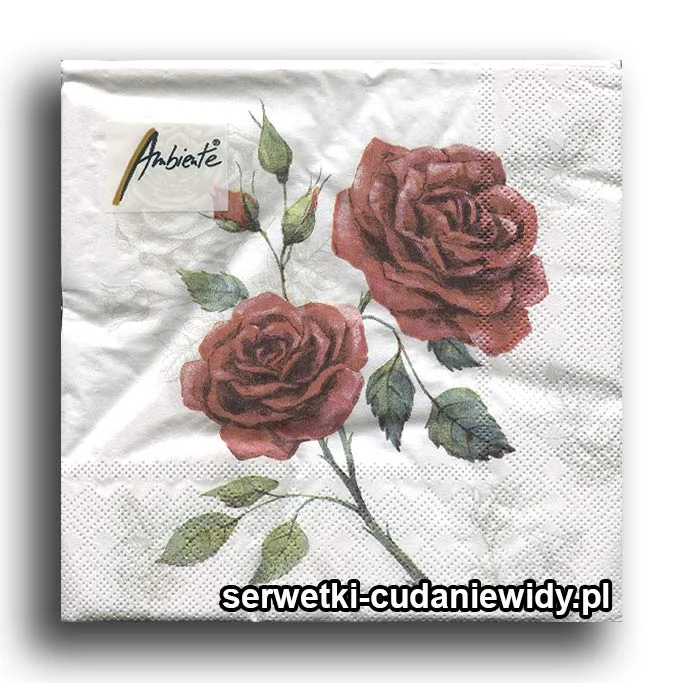 7412PACZKA Róża Retro