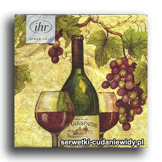 7422PACZKA Czerwone Wino