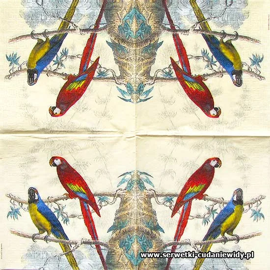 7512 Antique Parrots