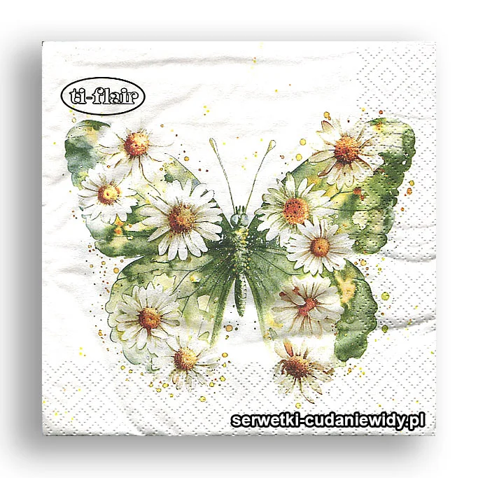 7664PACZKA Motyl Rumiankowy