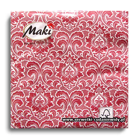 7686PACZKA Wallpaper Pattern Claret