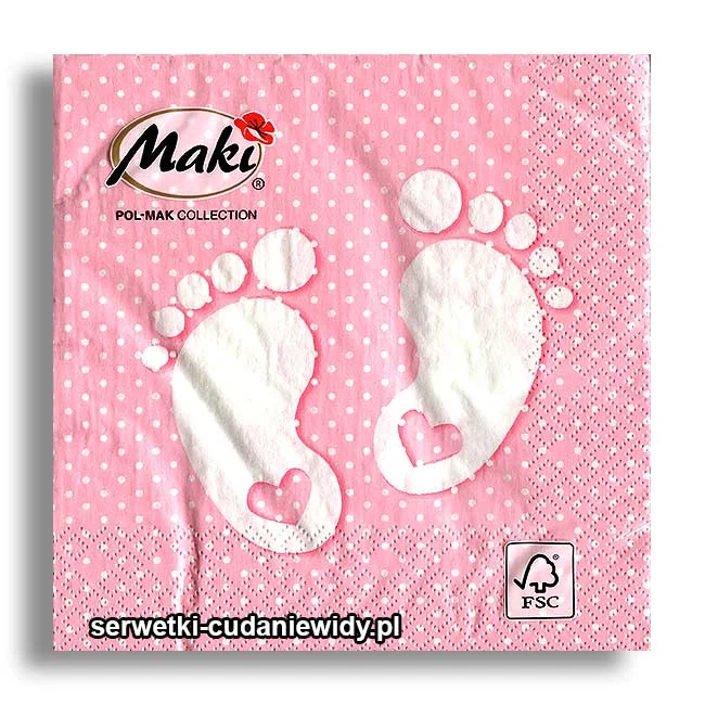 7748PACZKA Little Feet Pink