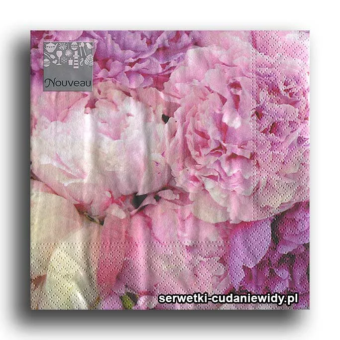 7771PACZKA Goździki I Peonie