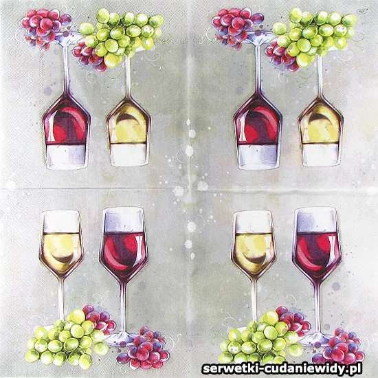 7809 Wino W Kieliszkach