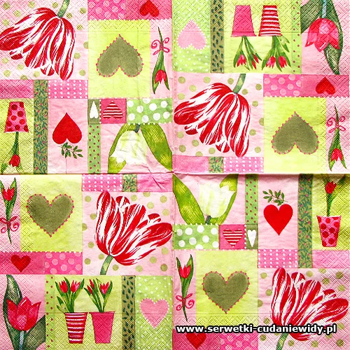7832 Hearts And Tulips