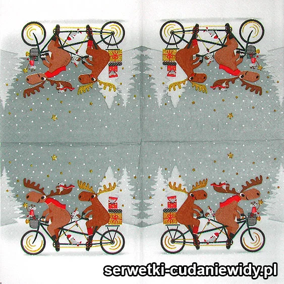 7847 Łosie Na Rowerze