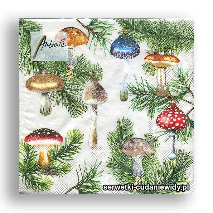 8015PACZKA Bombki Grzybki