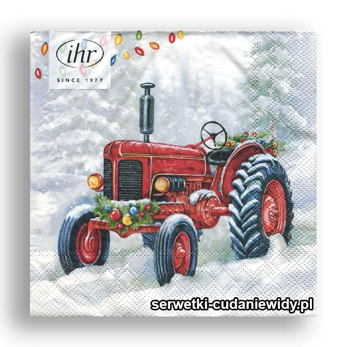 8047PACZKA Traktor Zimwy