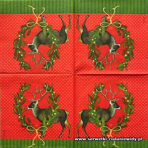 8065 Festive Deer Traditional