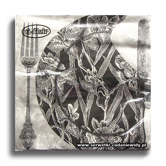 8084PACZKA Black Dinner Setting