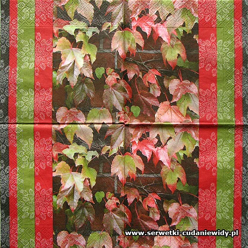 8281 Autumn Leaves Red