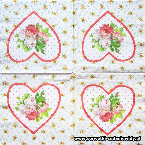 8289 Old Roses Hearts
