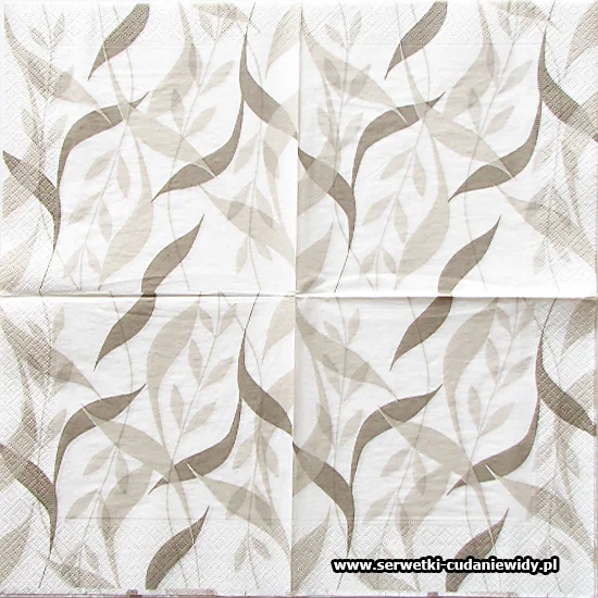 8344 Grey Leaves