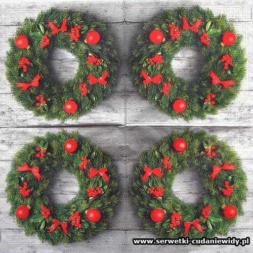 8420 Xmas Garland And Berries