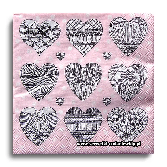 8536PACZKA Lovely Hearts