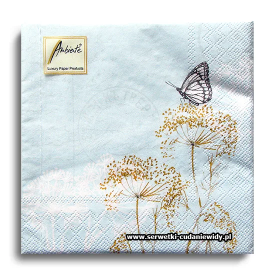 8581PACZKA Butterfly Branches Blue