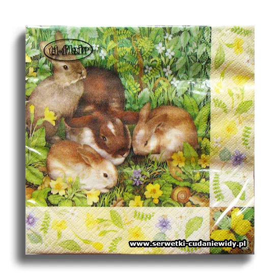 8593PACZKA Four Bunnies