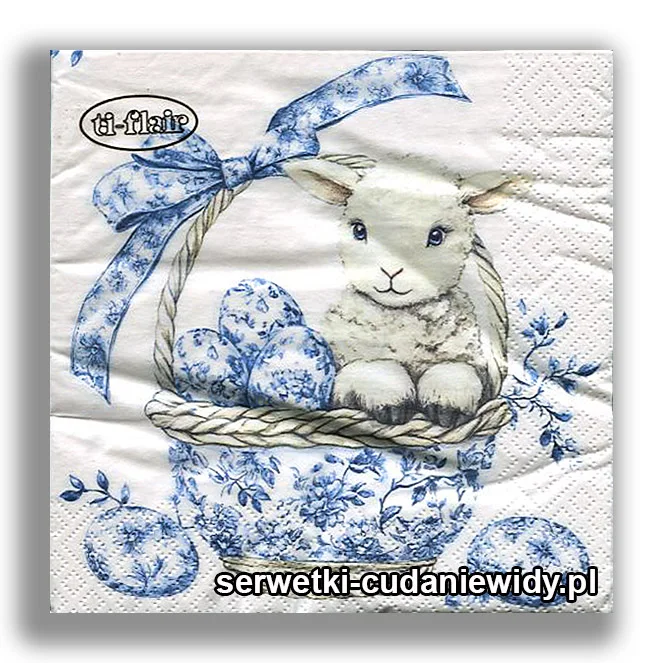 8654PACZKA Baranek W Porcelanie