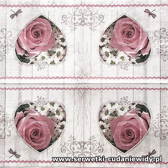 8655 Coeur Rose Rustique