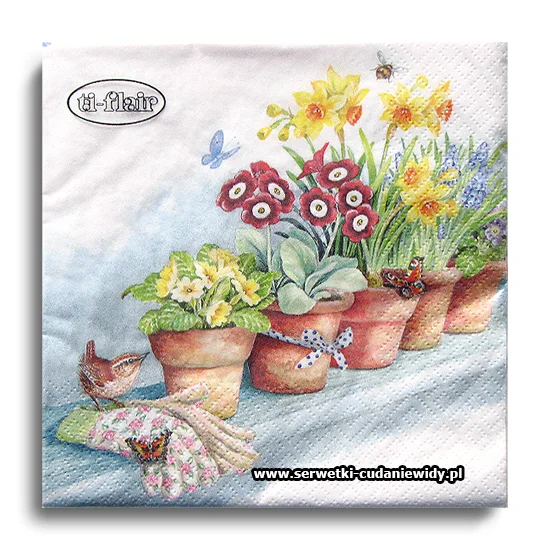 8666PACZKA Windowsil With Flower Pots