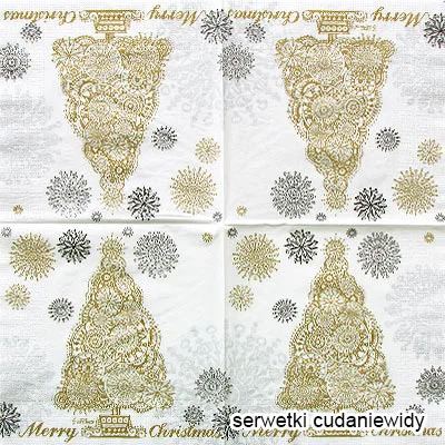 8674 Merr Christmas Tree Gold