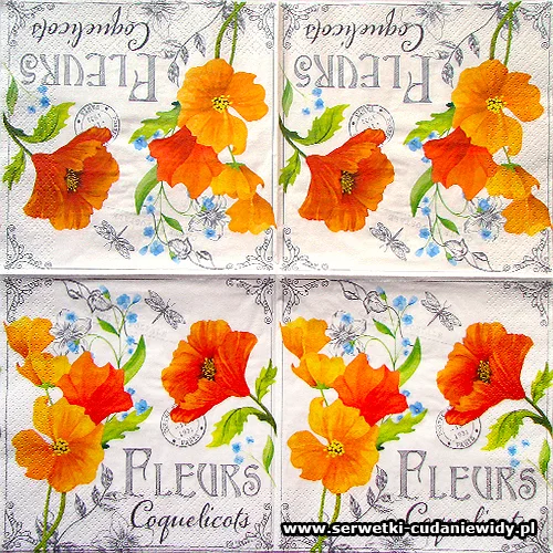 8685 Fleurs De Coquelicots