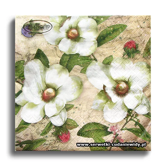 8713PACZKA Trois Magnolias Blanc
