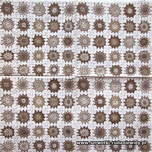8739 Granny Squares Taupe
