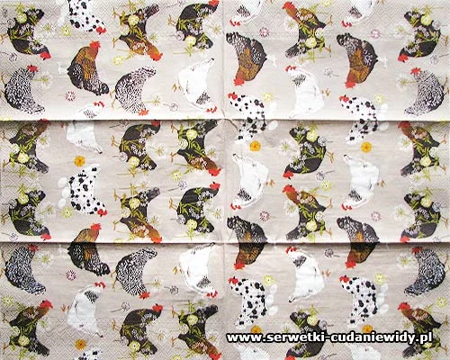 8745 Spatter Hens Linen