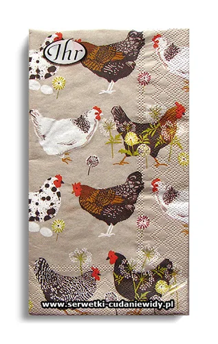 8745PACZKA Spatter Hens Linen