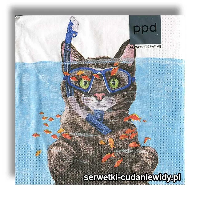 8809PACZKA Kot Pływający
